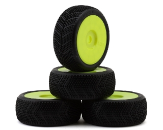 Picture of TZO Tires 400 1/8 Buggy Non-Glued Tire Set (Yellow) (4) (Super Soft)