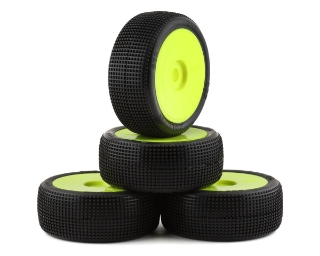 Picture of TZO Tires 402 1/8 Buggy Non-Glued Tire Set (Yellow) (4) (Super Soft)