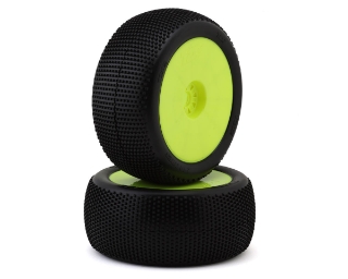 Picture of TZO Tires 202 1/8 Truggy Non-Glued Tire Set (Yellow) (2) (Hard)