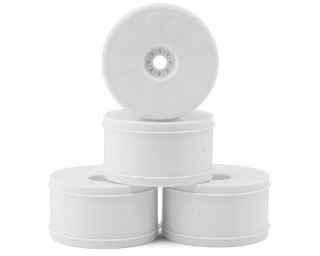 Picture of TZO Tires 1/8 Truggy Wheel Set (White) (4)