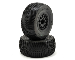 Picture of Pro-Line Hole Shot 2.0 Pre-Mounted SC 2.2/3.0 M3 Tires w/Renegade Wheel (Black)