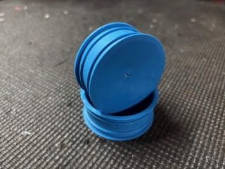 Picture of Team Losi XXX BK2 Front Wheels (Blue)