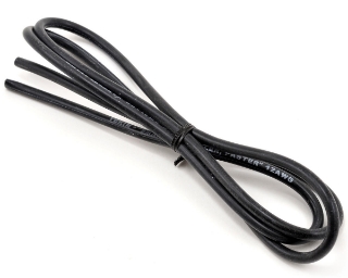 Picture of Tekin 12awg Silicon Power Wire (Black) (3')