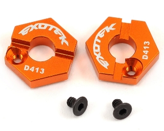 Picture of Exotek D413 12mm Aluminum Front Locking Hex Set (Orange)