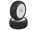 Picture of JConcepts Reflex Pre-Mounted 1/8th Buggy Tires (2) (White) (Green)