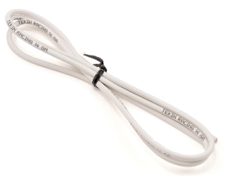 Picture of Tekin 14awg Silicon Power Wire (White) (3')