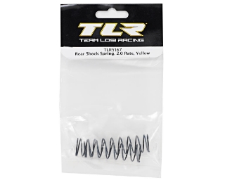 Picture of Team Losi Racing Rear Shock Spring Set (2.0 Rate/Yellow) (TLR 22)
