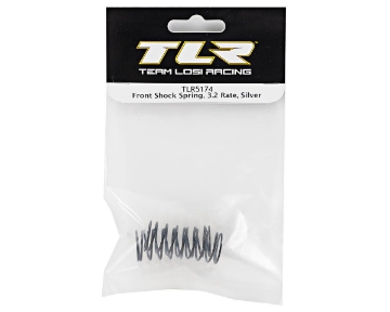 Picture of Team Losi Racing Front Shock Spring Set (3.2 Rate/Silver) (TLR 22)