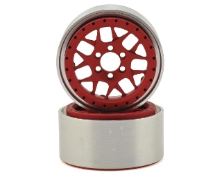 Picture of Vanquish Products KMC XD127 Bully 2.2" Wheel (Red/Black) (2) (1.2" Wide)