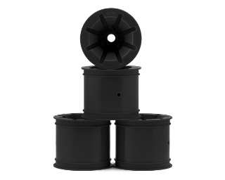 Picture of JConcepts RC10T Pioneer 2.2 Bearing Front Wheels (Black) (4)