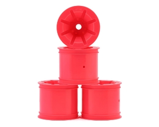 Picture of JConcepts RC10T Pioneer 2.2 Bearing Front Wheels (Pink) (4)