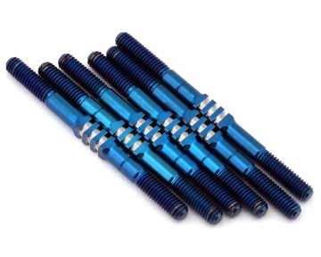 Picture of JConcepts Team Associated RC10B84 Fin Titanium Turnbuckle Set (Blue)