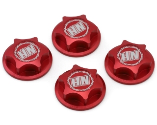 Picture of HongNor X5B Capped Serrated Wheel Nuts (Red) (4)