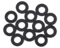 Picture of 1UP Racing 3x6mm Precision Aluminum Shims (Black) (12) (1mm)