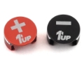 Picture of 1UP Racing LowPro Bullet Plug Grips (Black/Red)