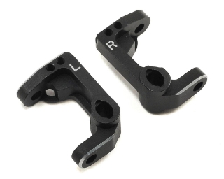 Picture of Yokomo Aluminum Front Steering Hub Carrier (Black) (2)