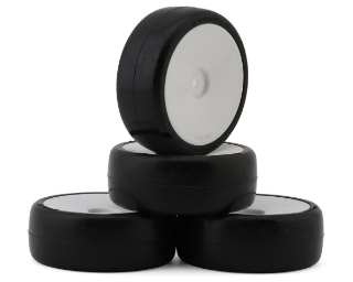 Picture of Yokomo Sorex Pre-Glued 1/10 Touring Car Tires (White) (4) (36 Shore)