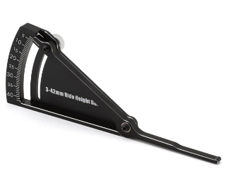 Picture of Yokomo Off-Road Aluminum Ride Height Gauge (Black) (3-42mm)