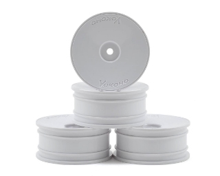 Picture of Yokomo 12mm Hex Precision 1/10 Touring Car Wheels (Medium Narrow) (4) (White)