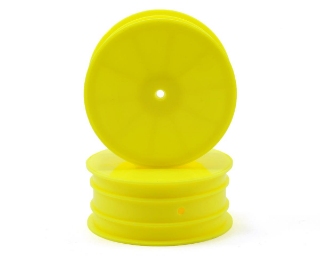 Picture of Yokomo 12mm Hex 1/10 4WD Front Buggy Wheels (Yellow) (2) (YZ-4/B-MAX4)