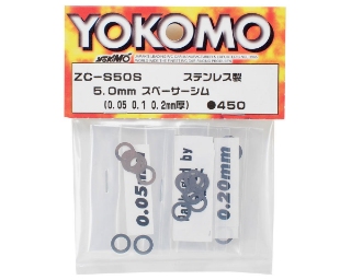 Picture of Yokomo 5x8mm Spacer Shim Set (0.05, 0.1 & 0.2mm)