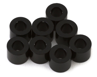 Picture of Yokomo 3x6x5mm Aluminum Spacers (Black) (8)