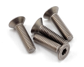 Picture of Yokomo 3x12mm Titanium Flat Head Screw (4)