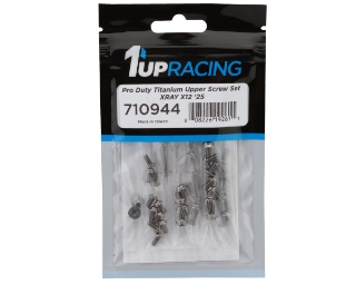 Picture of 1UP Racing Xray X12 2025 Pro Duty Titanium Upper Screws Set (Silver)