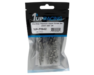 Picture of 1UP Racing Xray XB4 2026 Pro Duty Titanium Upper Screw Set (Silver) (89)