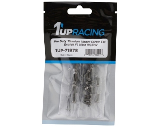 Picture of 1UP Racing Exotek F1 Ultra R5 Pro Duty Titanium Upper Screws Set (Silver) (41)