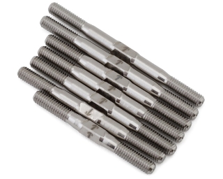 Picture of 1UP Racing RC10B74.2/RC10B74.2D Pro Duty Titanium Turnbuckle Set (Silver)