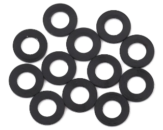 Picture of 1UP Racing 3x6x0.25mm Precision Aluminum Shims (Black) (12)