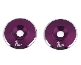 Picture of 1UP Racing 3mm LowPro Wing Washers (Purple Shine) (2)