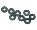 Picture of Mugen Seiki 3x8x1mm Aluminum Roll Center Spacers (Gun Metal) (8)