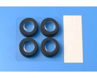 Picture of Tamiya JR Narrow Reston Sponge Tires (Black)