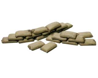 Picture of Tamiya 1/48 Military Brick Wall, Sand Bags & Barricades Model Set