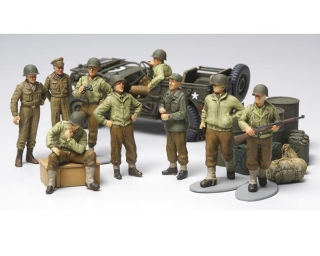 Picture of Tamiya 1/48 WWII US Infantry At Rest Plastic Model Kit w/Figures
