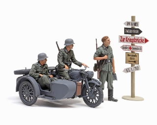 Picture of Tamiya 1/35 German WWII KS600 Motorcycle & Sidecar Model Kit