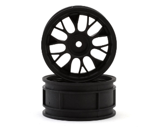 Picture of Tamiya 1/10 TC Mesh Wheels (Black) (2) (2mm Offset)