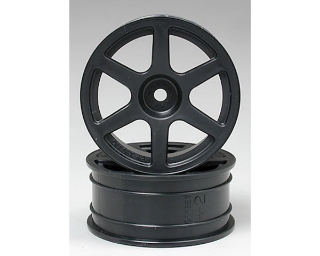 Picture of Tamiya 6-Spoke Wheel Medium Narrow (Grey) (2) (24mm)