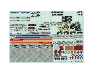 Picture of Tamiya Sponser Sticker Set Off Road Car