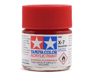 Picture of Tamiya X-7 Gloss Finish Red Acrylic Paint (23ml)