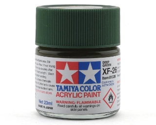 Picture of Tamiya XF-26 Flat Deep Green Acrylic Paint (23ml)
