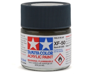 Picture of Tamiya XF-50 Flat Field Blue Acrylic Paint (23ml)