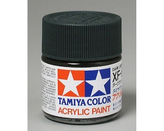 Picture of Tamiya XF-61 Flat Dark Green Acrylic Paint (23ml)
