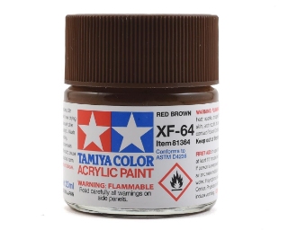 Picture of Tamiya XF-64 Flat Red Brown Acrylic Paint (23ml)