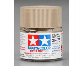 Picture of Tamiya XF-78 Flat Wood Deck Tan Acrylic Paint (10ml)
