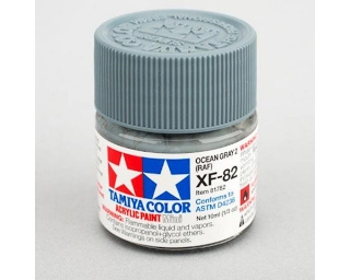 Picture of Tamiya XF-82 Flat Ocean Grey Acrylic Paint (10ml)