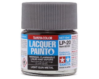 Picture of Tamiya LP-20 Light Gun Metal Lacquer Paint (10ml)