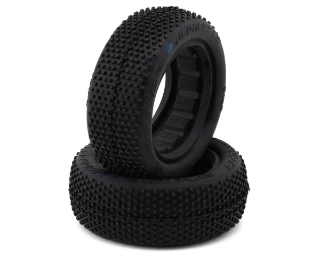 Picture of JConcepts Double Dee's V2 2.2" 2WD 1/10 Front Buggy Tires (2) (Blue)